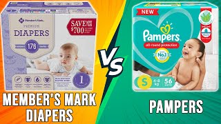 Members Mark Diapers vs Pampers How Do They Compare Which One Is Worth It [upl. by Brose]