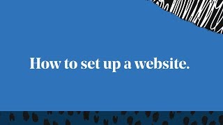 How to Set Up Your New GoDaddy Website [upl. by Nuahs]