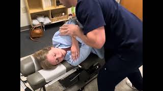 Sciatica Pain with Pregnancy and Chiropractic Adjustment [upl. by Jaella]