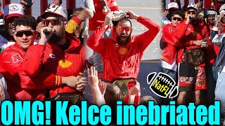 Patrick helps inebriated Travis Kelce finish singing Friends in Low Places at Super Bowl Parade [upl. by Richey]