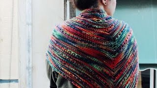 How To Knit A Warm Shawl  Scarf  DIY Crafts Tutorial  Guidecentral amp Skeino [upl. by Lindi772]