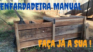 Enfardadeira manual  Faça Já a sua [upl. by Eisus]