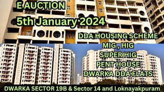 DDA Housing scheme 2024  DWARKA  E Auction Mig Hig super Hig  Pent House DDA FLAT IN DWARKA [upl. by Eseyt]