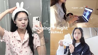 my realistic morning amp night routines as a uni student vlog productive 10am2am₊˚⊹♡ [upl. by Alanna]