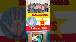 Discover Your Personality Type in 3 Seconds Introversion vs Extroversion Signs palmistry [upl. by Heer444]