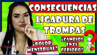 EFECTOS Y CONSECUENCIAS DE LA LIGADURA DE TROMPAS O POMEROY por GINECOLOGA DIANA ALVAREZ [upl. by Can]