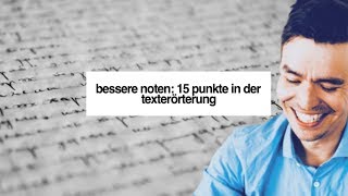 Bessere Noten 15 Punkte in der Texterörterung [upl. by Morril]