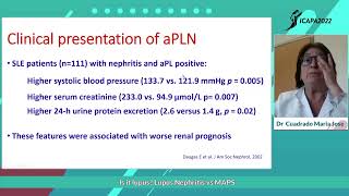 IS IT LUPUS LUPUS NEPHRITIS VS MAPS  Dr Maria Jose Cuadrado [upl. by Llebanna]