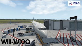 X plane 11 JakartaPontianak No commentary [upl. by Helbon826]