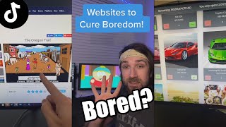 Websites to Cure Your Boredom from TikTok [upl. by Auqinahs]