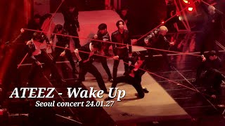 4K ATEEZ  Wake Up  에이티즈  최면 Wake Up  Seoul Concert 240127 [upl. by Onitsuj]