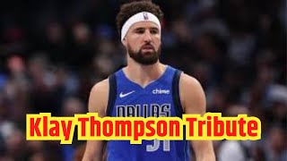 Klay Thompson Tribute Video A Heartfelt Salute [upl. by Ainocal]