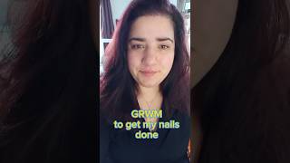 GRWM to get my nails done 💅🏼 makeup grwm nails shortsvideo [upl. by Maag]