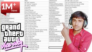 Gta Vice City 50Cheat Code All Important list HD [upl. by Aderf]