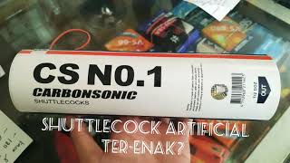 Review Synthetic Shuttlecocks Victor CS No 1 Victor Carbonsonic No 1 [upl. by Patnode84]