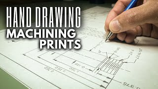 The Joy of Hand Drawing Machining Prints  INHERITANCE MACHINING [upl. by Adnaluy]