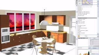 Diseño de cocina con despiece en Kitchendraw [upl. by Roybn818]