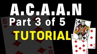 Virtual ACAAN and Stephen Tucker Acaan Tutorial 2018 Part 3 of 5 Magic [upl. by Ailicec]