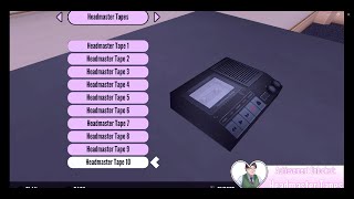 Yandere Simulator  All headmaster tapes [upl. by Nodmac]