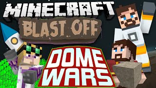 Minecraft Mods  Blast Off 70  DOME WARS [upl. by Teague]