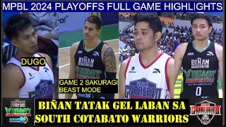 2024 MPBL PLAYOFFS QF G2 SOUTH  South Cotabato 🔴 vs Biñan ⚫️Full Game Highlights  October 17 2024 [upl. by Irehc]