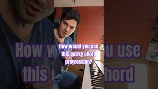 quirky little chord progression that embraces tritones and half steps piano musictheory composer [upl. by Minni]