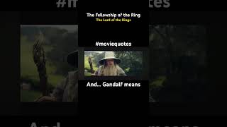 I’m Gandalf and Gandalf means me moviequotes thehobbit [upl. by Diehl233]