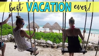 This Resort is SO MUCH FUN  Valentin Imperial Maya Resort  VLOG [upl. by Tawnya]