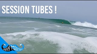 COMMENT PRENDRE DES TUBES EN SURF  🔥🧐 VLOG TEST  68 MID LENGTH  FERNAND SURFBOARDS [upl. by Ahsiakal]