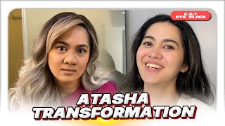 ATASHA NAGTRANSFORM INTO LENLEN ELLENS TWIN SIS  EAT BTS VLOGS [upl. by Eelan]