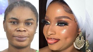 😳VIRAL 😱 MUST WATCH 🔥BOMB 💣 SHE WAS TRANSFORMED💄 HAIR AND MAKEUP BRIDAL MAKEUP [upl. by Reitman]