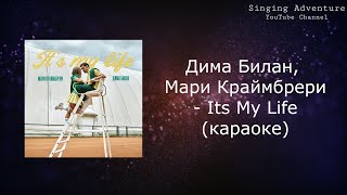 Дима Билан Мари Краймбрери  Its My Life  караоке минусовка [upl. by Bum]