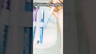 Organising my pouch part2 unicorn diycase schooltips pouch craft reveal organization [upl. by Aidaas173]