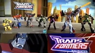 Amazing transformers animated toys commercial Bumblebee prime Starscream Megatron lockdown tv advert [upl. by Libre]