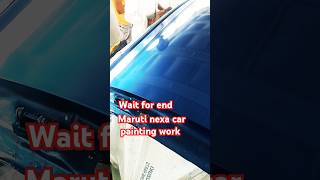 Maruti nexa car clear spray paint shorts automobile [upl. by Jaunita]