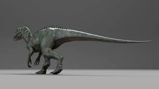 INDOMINUSREX WALK CYCLE Jurassic World 2015  3D Animation  EXTENDED CLIP [upl. by Anij]