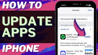 iOS 17 How to Update Apps on iPhone [upl. by Ninaj786]