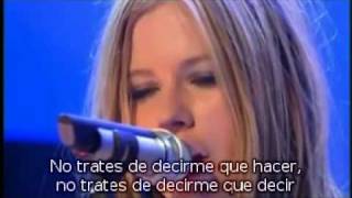 Avril Lavigne  Dont Tell Me Subtitulado [upl. by Esdnil]