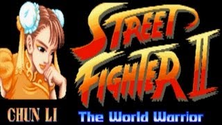 Street Fighter II  The World Warrior  Chun Li Arcade [upl. by Tenneb310]