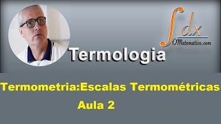 Grings  Física  Aula 2  Termologia  TermometriaEscalas Termométricas [upl. by Hazlett]