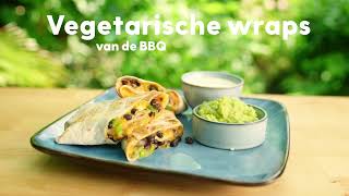 Vegetarische wraps van de BBQ maken  Recept  Allerhande [upl. by Ateinotna]