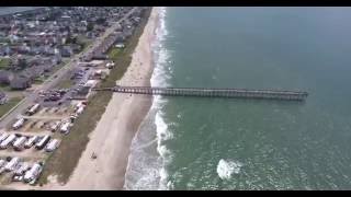 DJI Phantom 4  Holden Beach Pier NC [upl. by Ratcliffe]