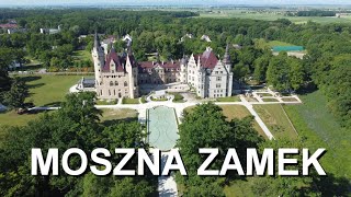 Najpiękniejszy zamek w Polsce  Zamek w Mosznej Spacer po parku wiosną zamek z drona [upl. by Monagan]