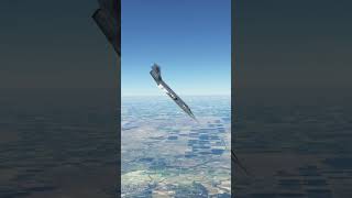 F 104 Starfighter Hi Alpha into a Kulbit Maneuver shorts msfs2020 [upl. by Ateuqahs740]