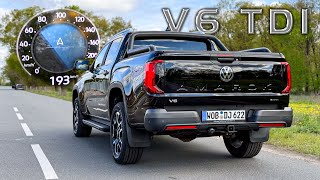 NEW VW Amarok V6 TDI 241 hp 0194 kmh acceleration🏁 [upl. by Arissa]