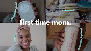 INCREASING MILK SUPPLY TIPS BREASTFEEDING NEW PUMP  FIRST TIME MOM VLOG [upl. by Stochmal]