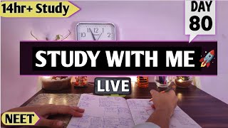 quot🔥 STUDY WITH ME LIVE 📚 NEET 2025 🩺 DAILY STUDY WITH ME livestudywithme JEE 2025 motivation aiims [upl. by Elleirol]