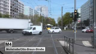 MetroTrams Berlin 2023 Linie M4 [upl. by Cruce492]