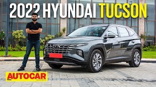 2022 Hyundai Tucson review  Futuristic Flagship  First Drive  Autocar India [upl. by Attem]