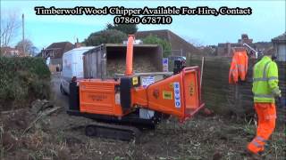 Timberwolf Wood Chipper In Action [upl. by Elnar]